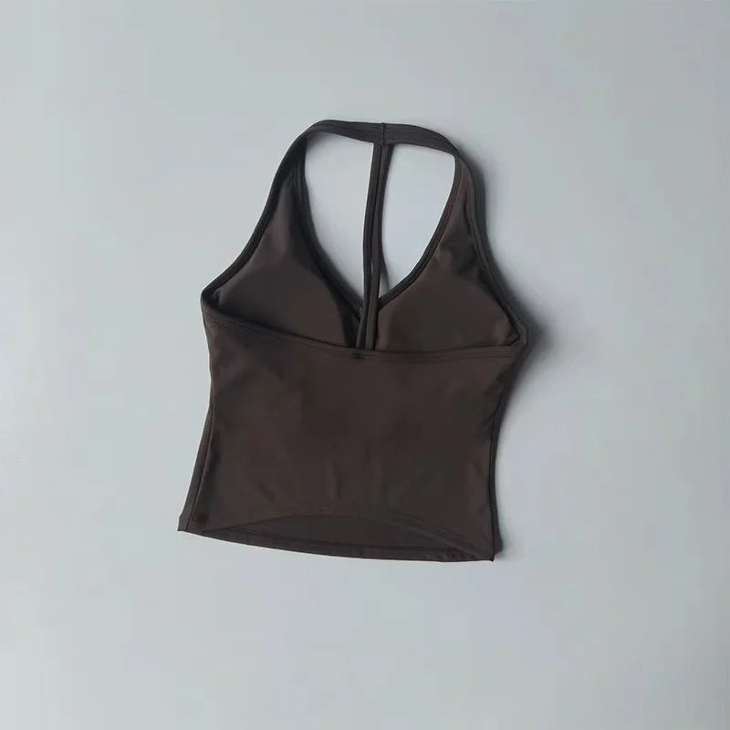 Sculpta™ SculptFit V-Neck Sports Bra | Seamless Low-Impact Gym & Yoga Bra for Women