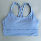 Sculpta™ Cross Back Sports Bra | Women’s Seamless Medium Support Gym & Yoga Bra