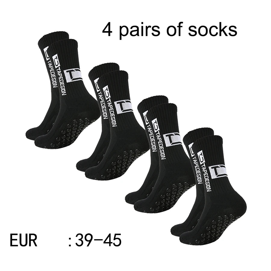 Sculpta™ 4 Pair Performance Football Socks | Cushioned Breathable Sports Socks for Football, Running, Gym & Training