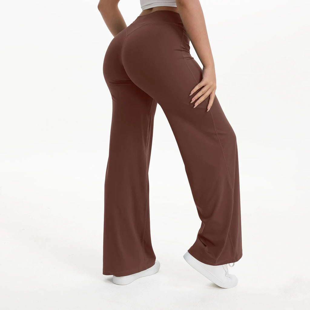 Sculpta Women’s Straight Leg Gym Trousers – Soft Stretch Pilates, Yoga & Activewear Pants