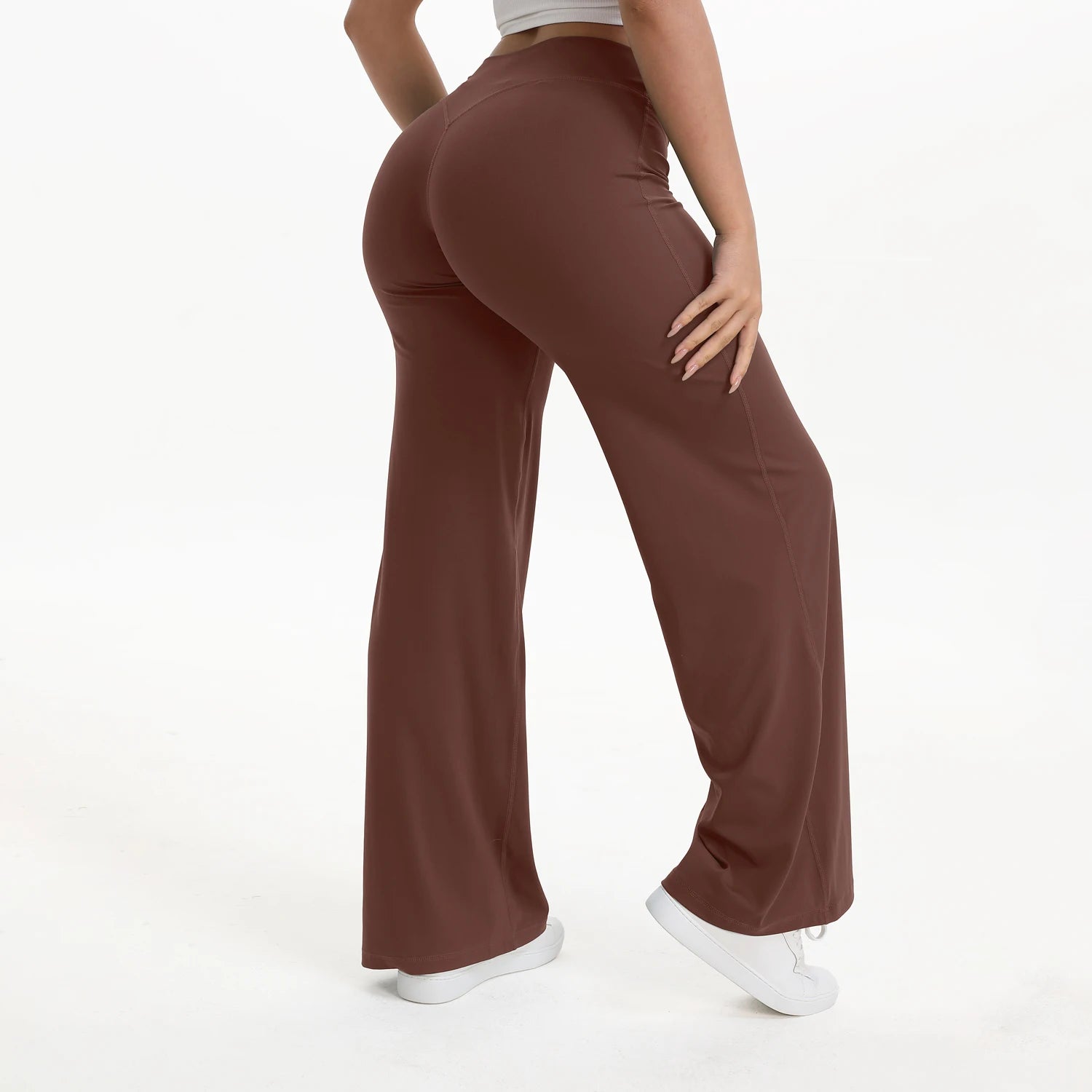 Sculpta Women’s Straight Leg Gym Trousers – Soft Stretch Pilates, Yoga & Activewear Pants