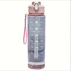 Sculpta™ 800ml Sports Water Bottle | Leakproof Gym Bottle with Time Marker & Carry Strap