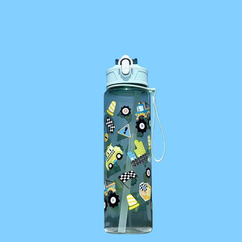 Sculpta™ 800ml Sports Water Bottle | Leakproof Gym Bottle with Time Marker & Carry Strap