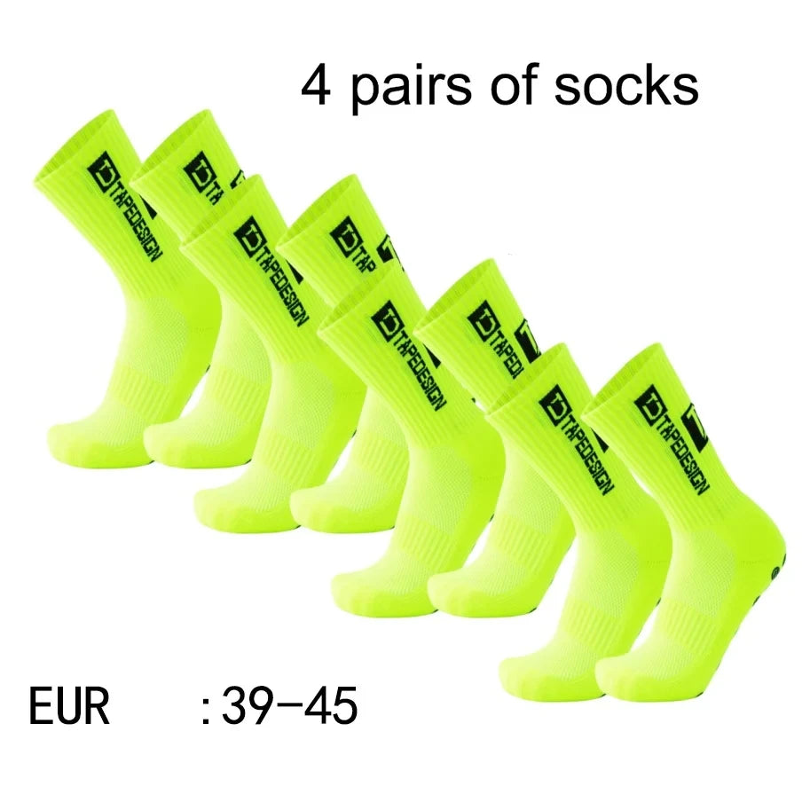 Sculpta™ 4 Pair Performance Football Socks | Cushioned Breathable Sports Socks for Football, Running, Gym & Training