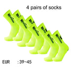 Sculpta™ 4 Pair Performance Football Socks | Cushioned Breathable Sports Socks for Football, Running, Gym & Training