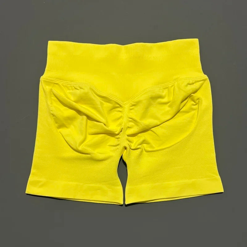 Sculpta™ Seamless Sculpt Scrunch Shorts | High Waist Gym & Running Shorts