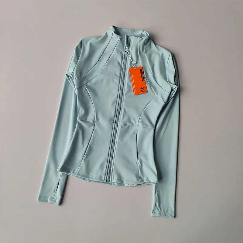 Sculpta™ Performance Zip Jacket | Seamless Long Sleeve Gym Top