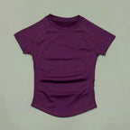 Sculpta™ Seamless Cropped Gym T-Shirt | Women’s Short Sleeve Workout Top
