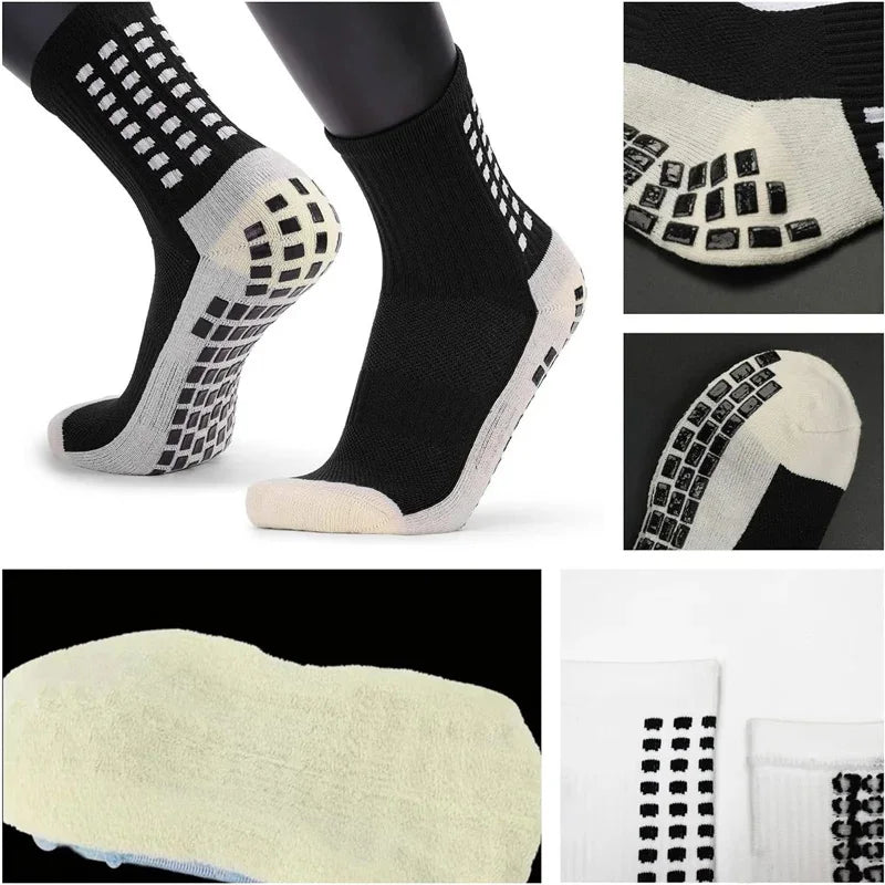 Sculpta™ Anti-Slip Grip Football Socks | Non-Slip Sports Socks for Football, Running, Gym, Rugby & Training (1, 2 or 4 Pairs)