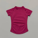 Sculpta™ Seamless Cropped Gym T-Shirt | Women’s Short Sleeve Workout Top