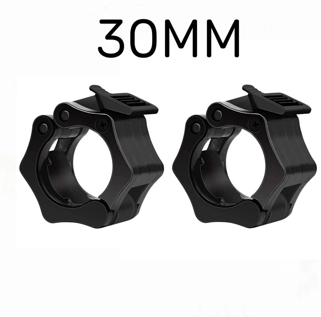 Sculpta™ Quick Release Barbell Clamps (Pair) | Olympic Barbell Lock Collars for Weightlifting, Powerlifting & Strength Training