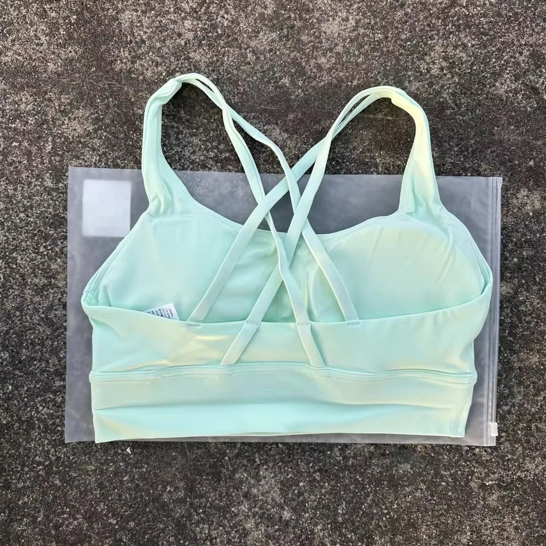 Sculpta™ Cross Back Sports Bra | Women’s Seamless Medium Support Gym & Yoga Bra