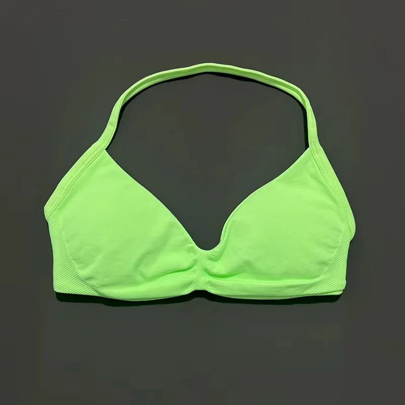 Sculpta™ Backless Strappy Sports Bra | Seamless Medium Support