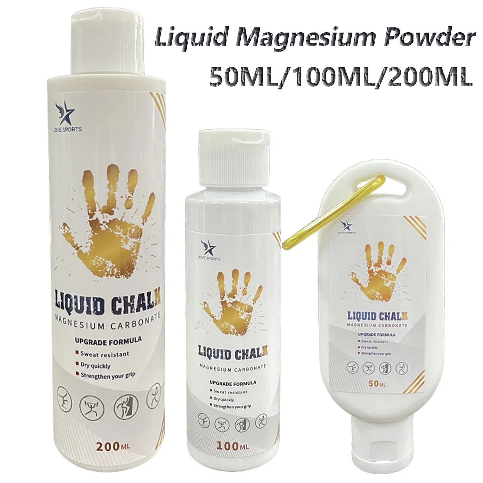 Sculpta™ Premium Liquid Chalk | Anti-Slip Grip for Weightlifting, CrossFit, Gymnastics, Climbing & Powerlifting | 50ml / 100ml / 200ml