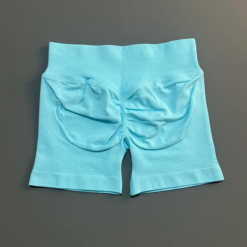 Sculpta™ Seamless Sculpt Scrunch Shorts | High Waist Gym & Running Shorts
