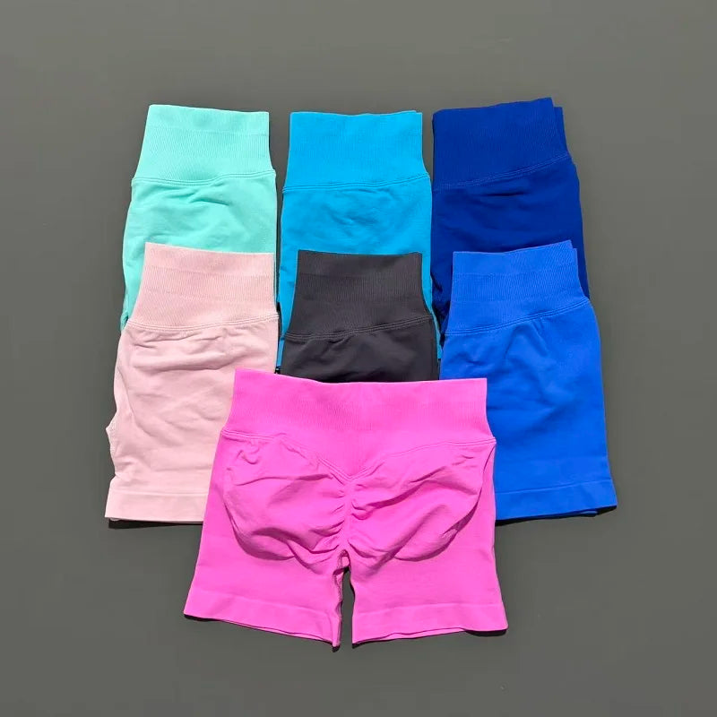 Sculpta™ Sculpt Scrunch Shorts | High Waisted Seamless Gym Shorts