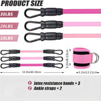 Sculpta™ Adjustable Ankle Resistance Bands | Glute & Leg Training Straps for Home & Gym