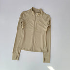 Sculpta™ Performance Zip Jacket | Seamless Long Sleeve Gym Top