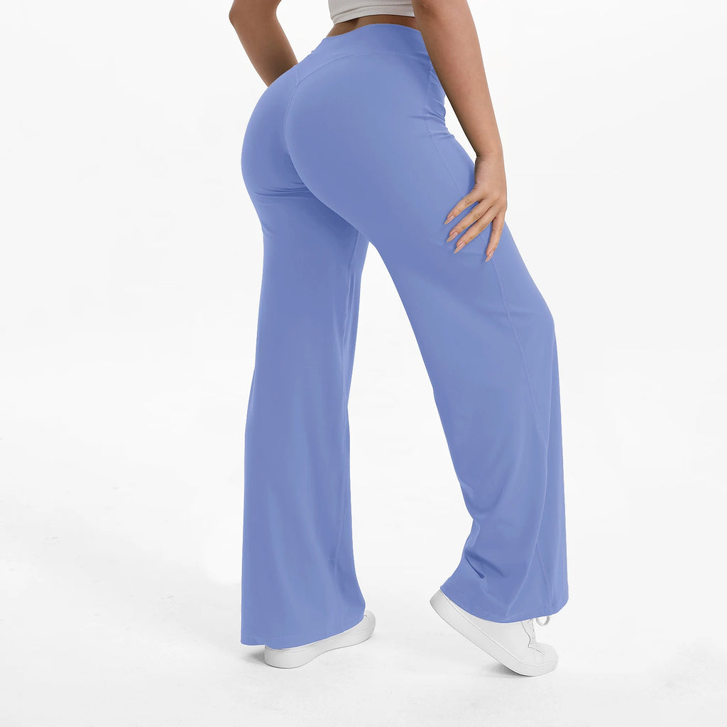 Sculpta Women’s Straight Leg Gym Trousers – Soft Stretch Pilates, Yoga & Activewear Pants