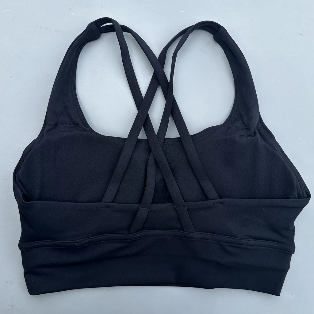 Sculpta™ Cross Back Sports Bra | Women’s Seamless Medium Support Gym & Yoga Bra