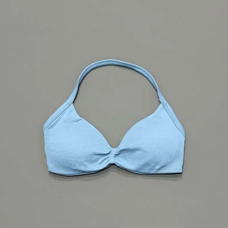 Sculpta™ Backless Strappy Sports Bra | Seamless Medium Support
