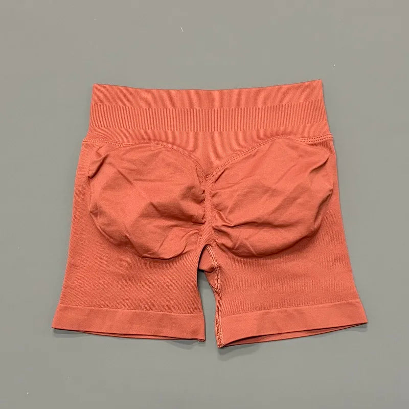 Sculpta™ Seamless Sculpt Scrunch Shorts | High Waist Gym & Running Shorts