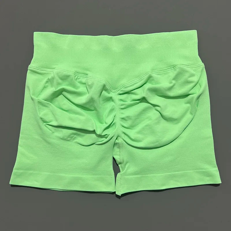 Sculpta™ Seamless Sculpt Scrunch Shorts | High Waist Gym & Running Shorts
