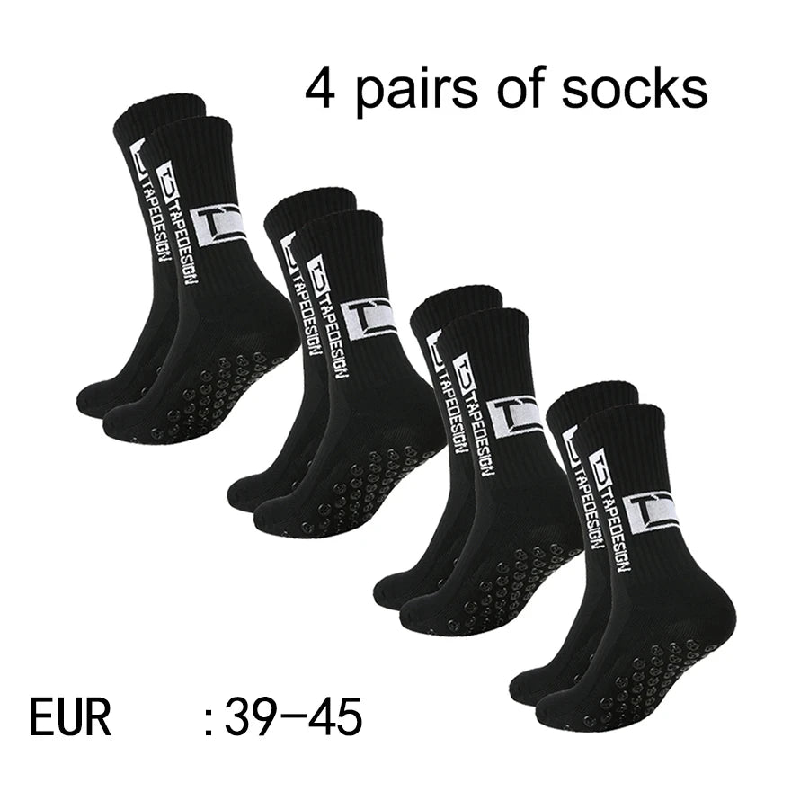Sculpta™ 4 Pair Performance Football Socks | Cushioned Breathable Sports Socks for Football, Running, Gym & Training