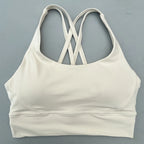 Sculpta™ Cross Back Sports Bra | Women’s Seamless Medium Support Gym & Yoga Bra