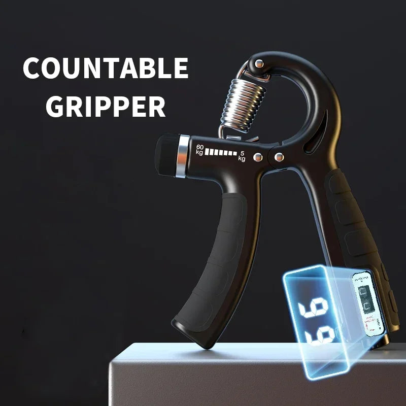 Sculpta™ Adjustable Hand Grip Strengthener | 10–60kg Forearm & Wrist Trainer