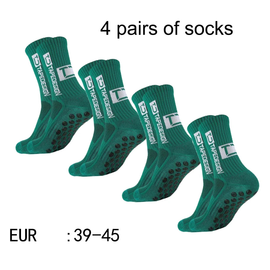 Sculpta™ 4 Pair Performance Football Socks | Cushioned Breathable Sports Socks for Football, Running, Gym & Training