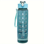 Sculpta™ 800ml Sports Water Bottle | Leakproof Gym Bottle with Time Marker & Carry Strap