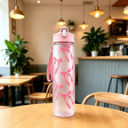 Sculpta™ 800ml Sports Water Bottle | Leakproof Gym Bottle with Time Marker & Carry Strap