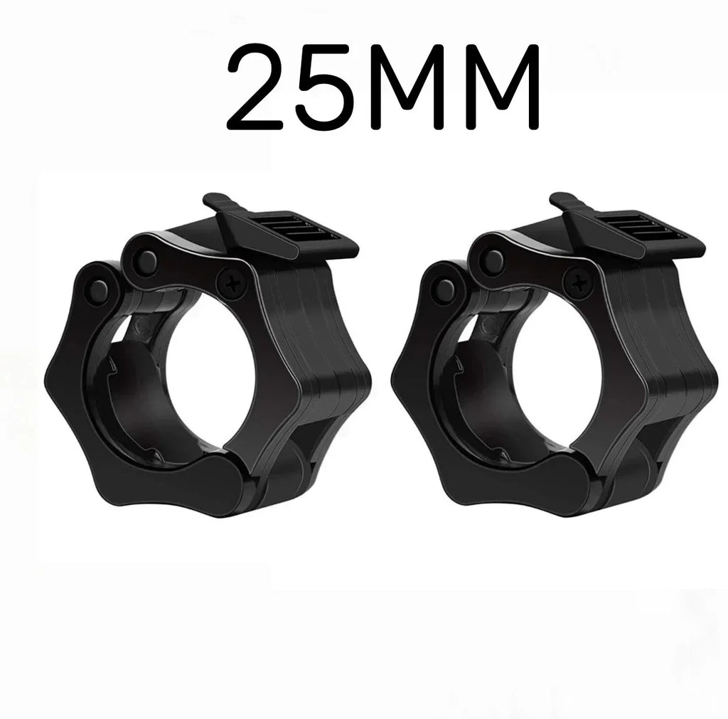 Sculpta™ Quick Release Barbell Clamps (Pair) | Olympic Barbell Lock Collars for Weightlifting, Powerlifting & Strength Training