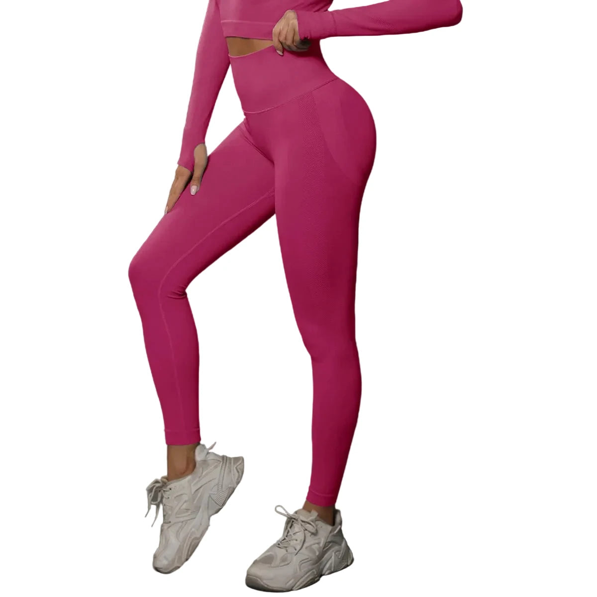 Sculpta High Waisted Seamless Scrunch Leggings – Women’s Push Up Sculpting Gym Leggings
