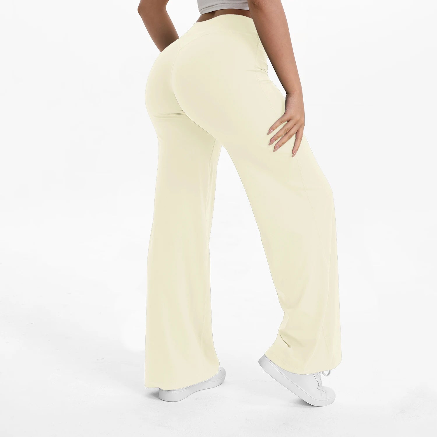 Sculpta Women’s Straight Leg Gym Trousers – Soft Stretch Pilates, Yoga & Activewear Pants