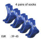 Sculpta™ 4 Pair Performance Football Socks | Cushioned Breathable Sports Socks for Football, Running, Gym & Training