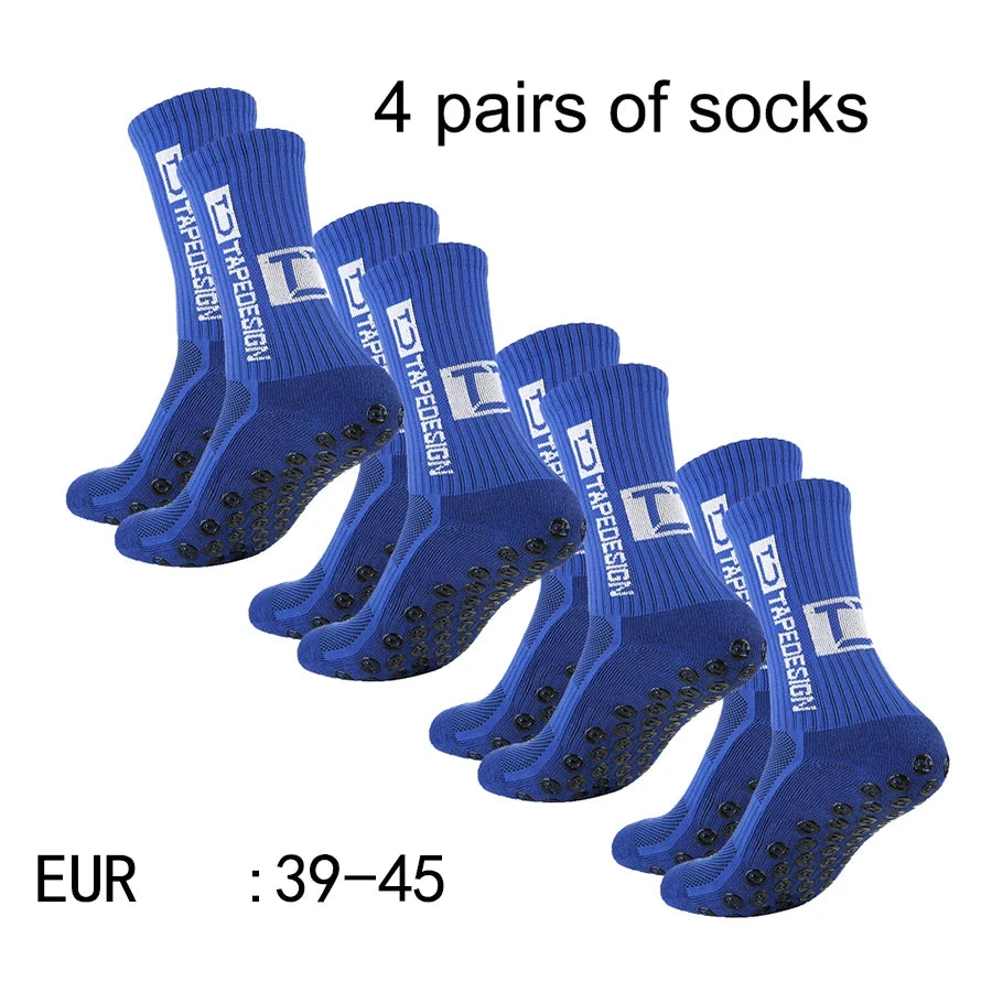 Sculpta™ 4 Pair Performance Football Socks | Cushioned Breathable Sports Socks for Football, Running, Gym & Training