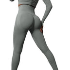 Sculpta High Waisted Seamless Scrunch Leggings – Women’s Push Up Sculpting Gym Leggings