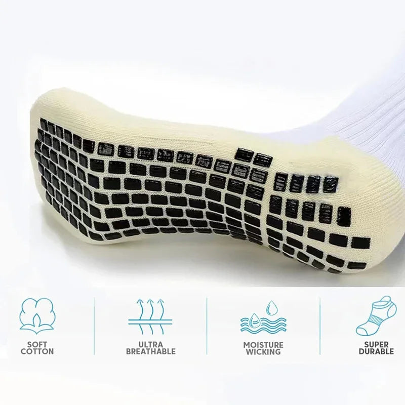 Sculpta™ Anti-Slip Grip Football Socks | Non-Slip Sports Socks for Football, Running, Gym, Rugby & Training (1, 2 or 4 Pairs)