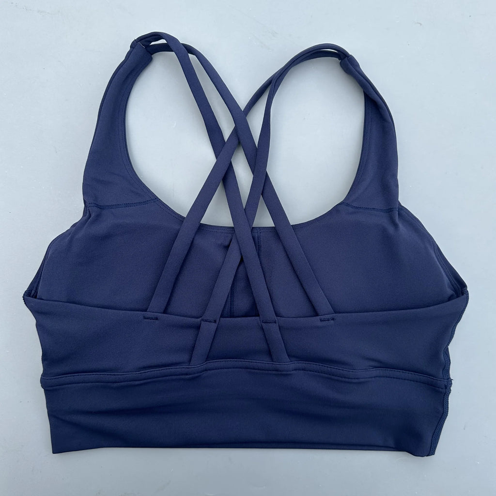 Sculpta™ Cross Back Sports Bra | Women’s Seamless Medium Support Gym & Yoga Bra