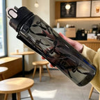 Sculpta™ 800ml Sports Water Bottle | Leakproof Gym Bottle with Time Marker & Carry Strap
