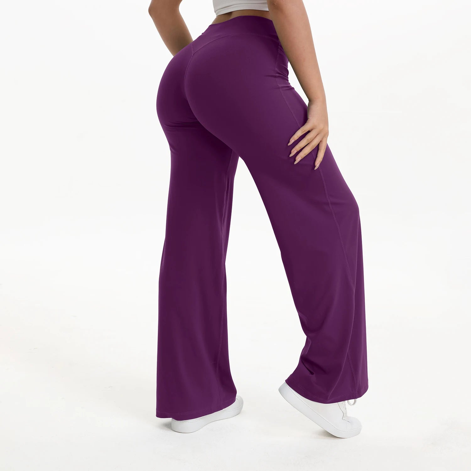 Sculpta Women’s Straight Leg Gym Trousers – Soft Stretch Pilates, Yoga & Activewear Pants
