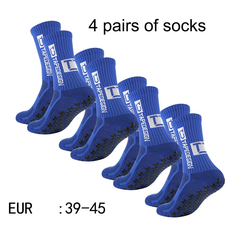 Sculpta™ 4 Pair Performance Football Socks | Cushioned Breathable Sports Socks for Football, Running, Gym & Training