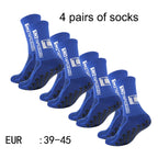 Sculpta™ 4 Pair Performance Football Socks | Cushioned Breathable Sports Socks for Football, Running, Gym & Training