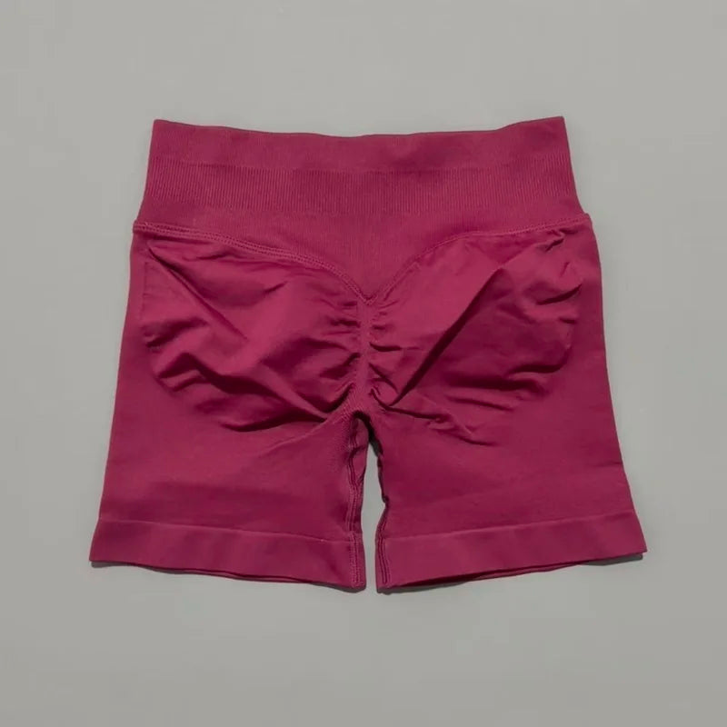 Sculpta™ Seamless Sculpt Scrunch Shorts | High Waist Gym & Running Shorts