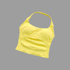 Sculpta™ Seamless Halter Neck Gym Top | Built-In Bra Women’s Fitness Tank