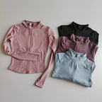 Sculpta™ Performance Zip Jacket | Seamless Long Sleeve Gym Top