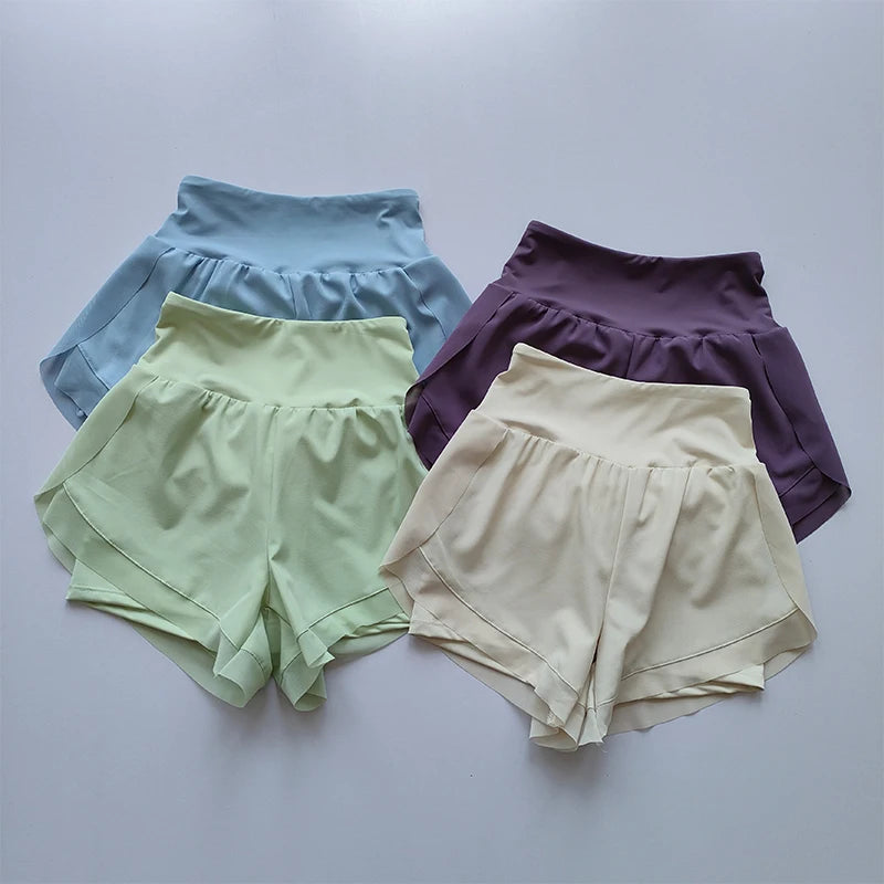 Sculpta™ Women’s 2-in-1 Quick-Dry Running Shorts | High-Waisted Gym & Training Shorts