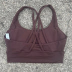Sculpta™ Cross Back Sports Bra | Women’s Seamless Medium Support Gym & Yoga Bra